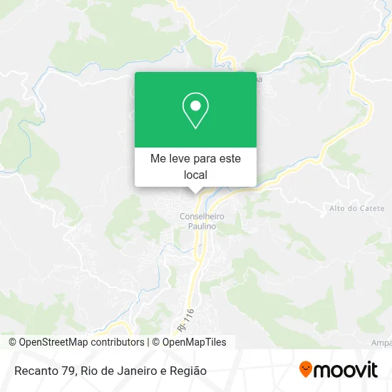 Recanto 79 mapa