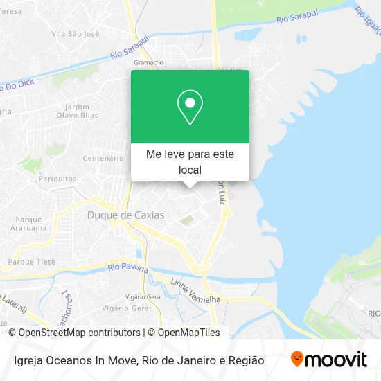 Igreja Oceanos In Move mapa