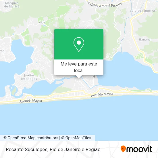 Recanto Suculopes mapa