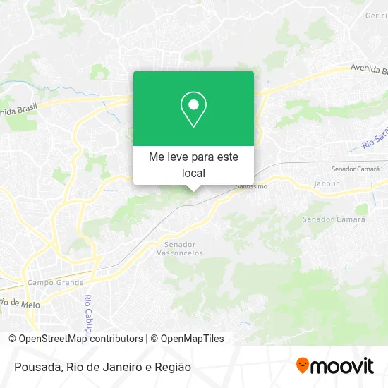 Pousada mapa