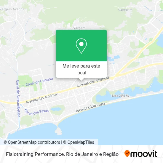 Fisiotraining Performance mapa