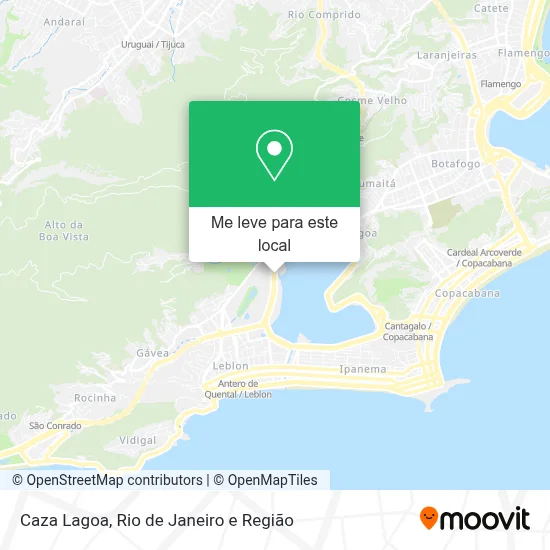 Caza Lagoa mapa