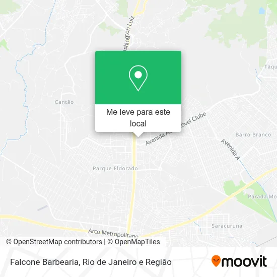 Falcone Barbearia mapa