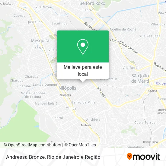Andressa Bronze mapa