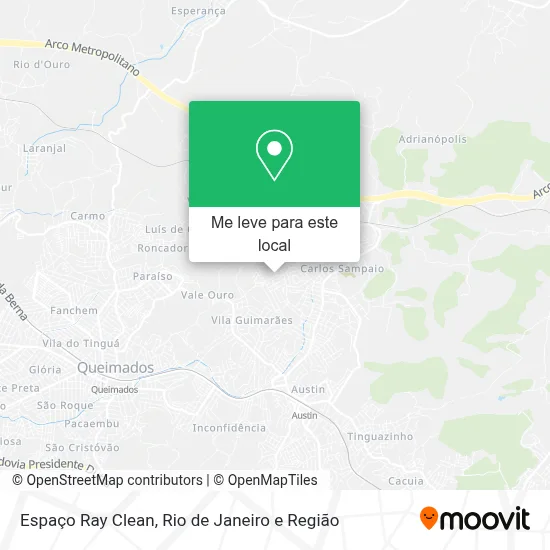 Espaço Ray Clean mapa