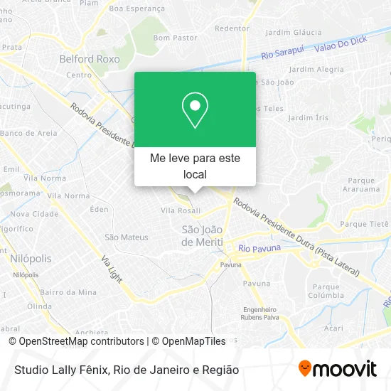 Studio Lally Fênix mapa