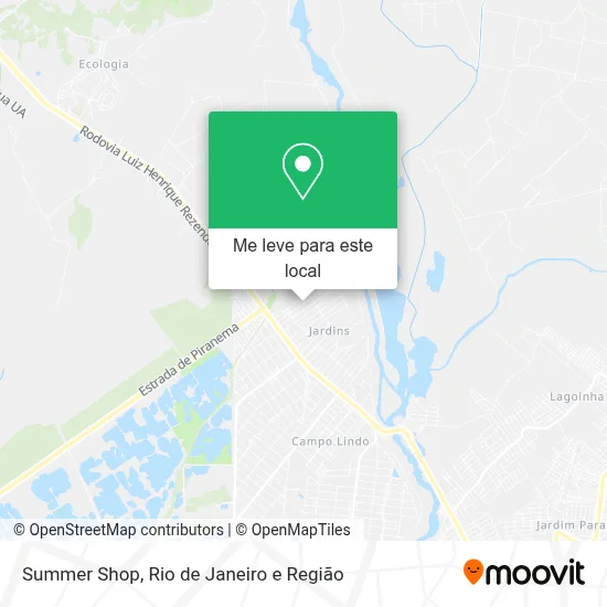 Summer Shop mapa