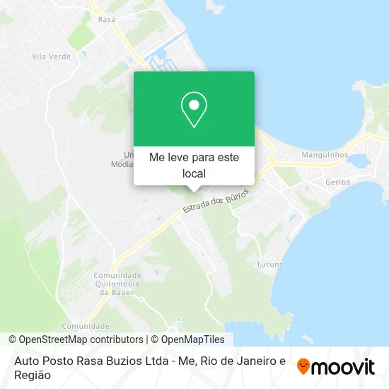 Auto Posto Rasa Buzios Ltda - Me mapa