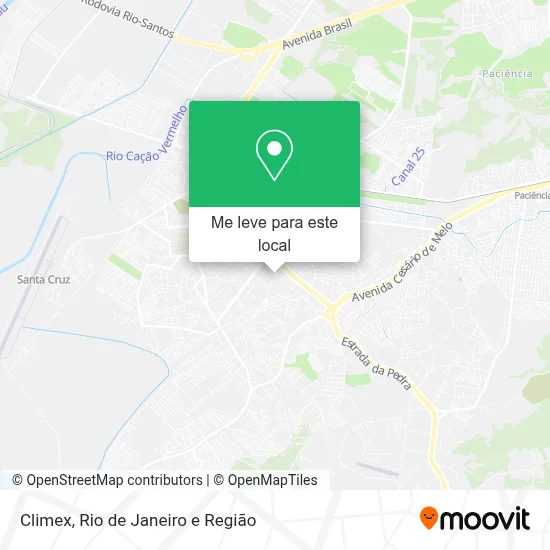 Climex mapa