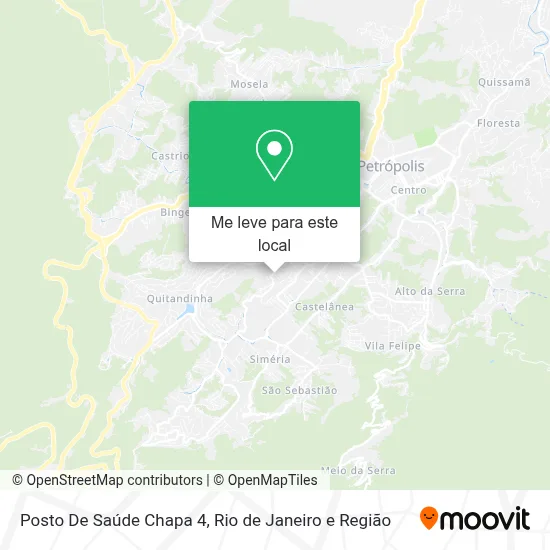 Posto De Saúde Chapa 4 mapa