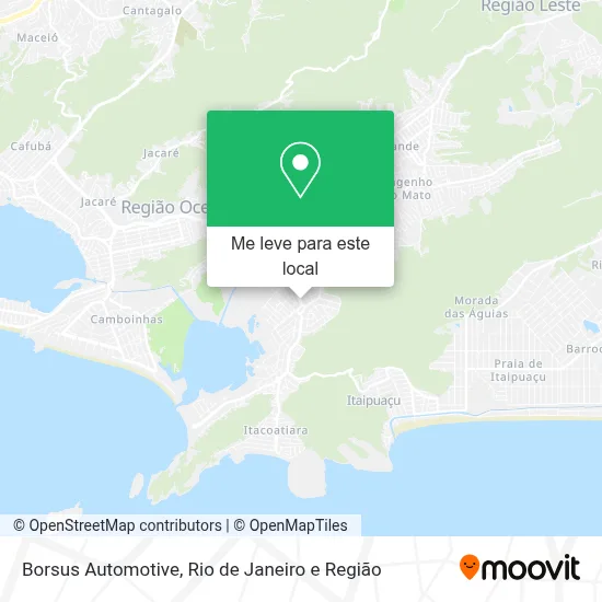 Borsus Automotive mapa