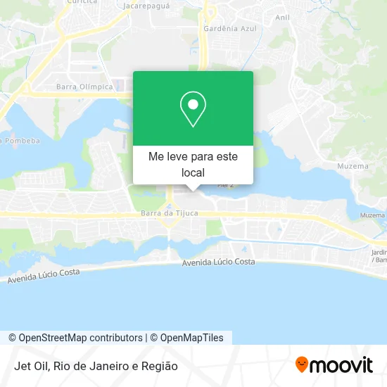 Jet Oil mapa