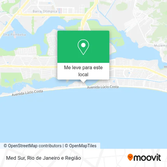 Med Sur mapa