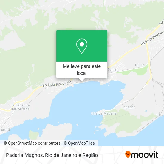 Padaria Magnos mapa