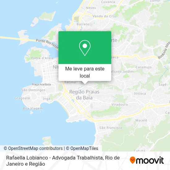 Rafaella Lobianco - Advogada Trabalhista mapa