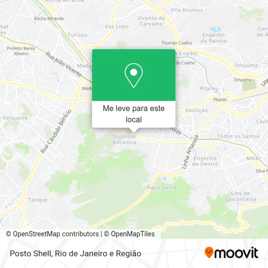 Posto Shell mapa
