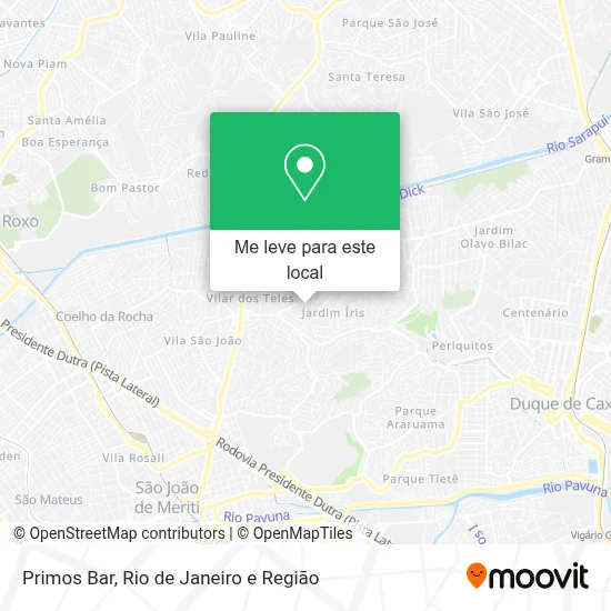Primos Bar mapa