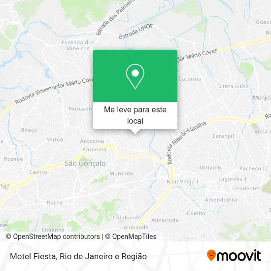 Motel Fiesta mapa