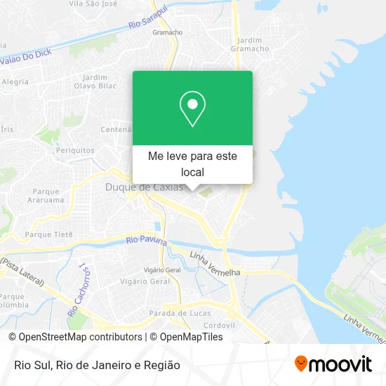 Rio Sul mapa