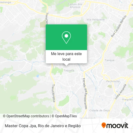 Master Copa Jpa mapa