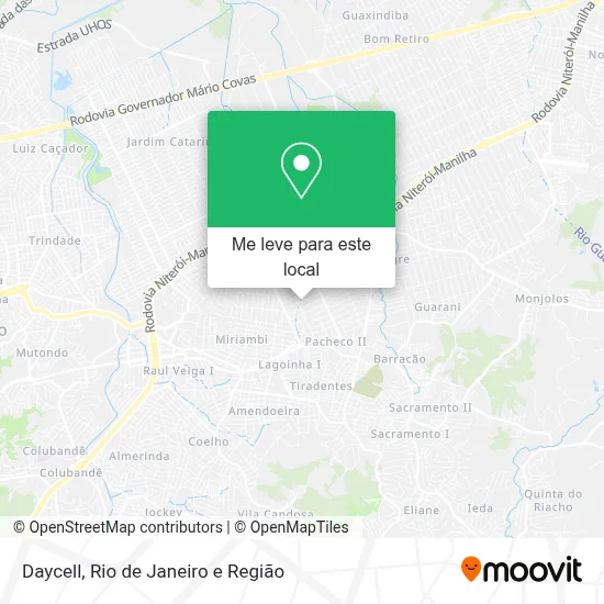 Daycell mapa