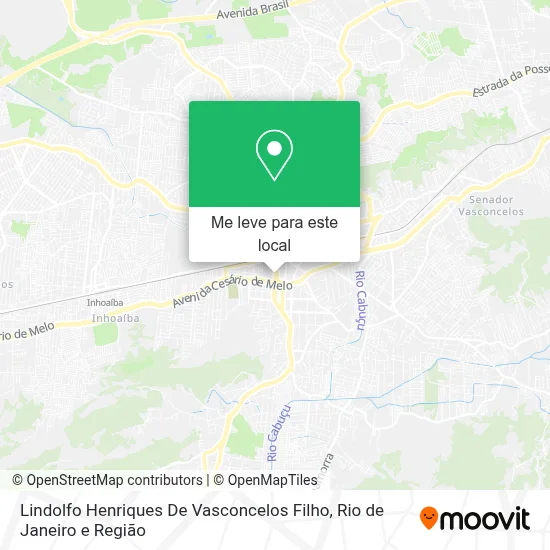 Lindolfo Henriques De Vasconcelos Filho mapa