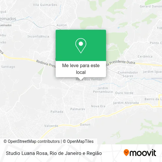 Studio Luana Rosa mapa