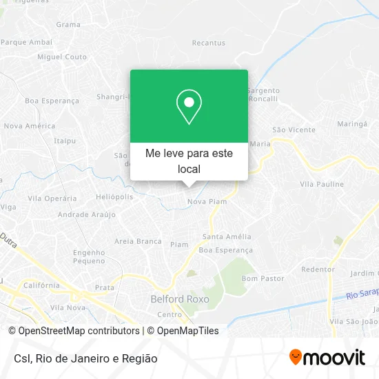 Csl mapa