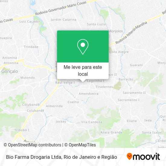 Bio Farma Drogaria Ltda mapa
