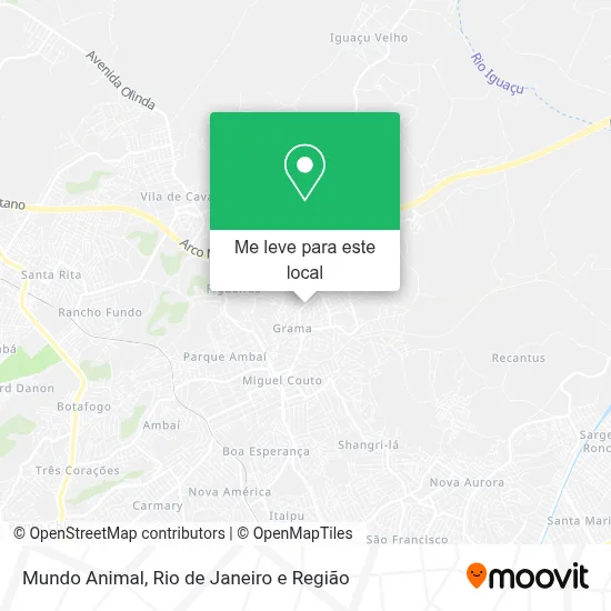 Mundo Animal mapa