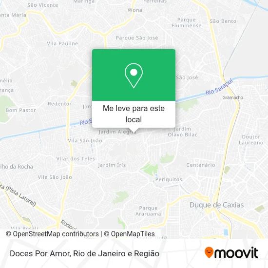 Doces Por Amor mapa