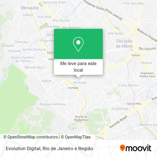 Evolution Digital mapa