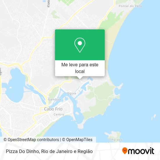 Pizza Do Dinho mapa