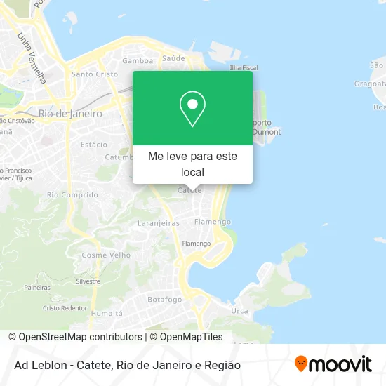 Ad Leblon - Catete mapa