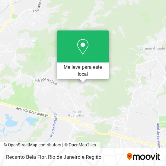 Recanto Bela Flor mapa