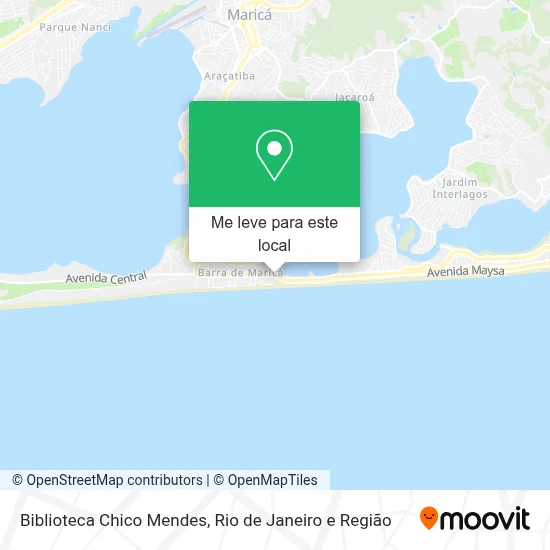 Biblioteca Chico Mendes mapa