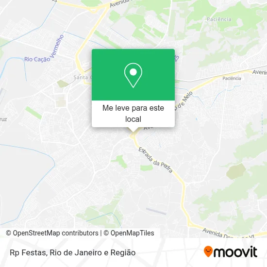 Rp Festas mapa