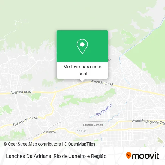 Lanches Da Adriana mapa