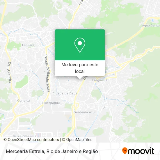 Mercearia Estrela mapa