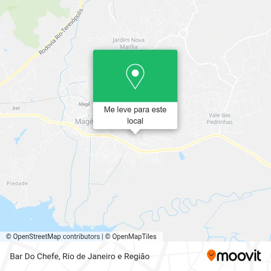 Bar Do Chefe mapa
