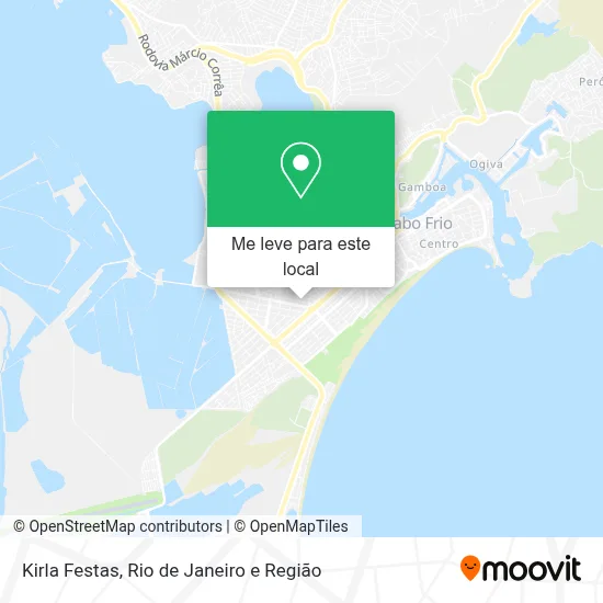 Kirla Festas mapa
