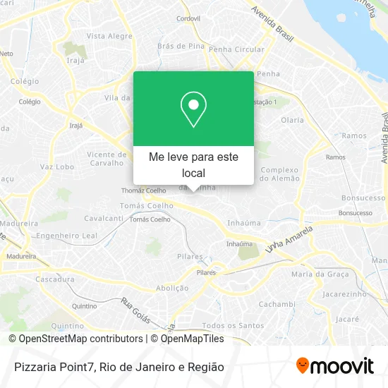 Pizzaria Point7 mapa