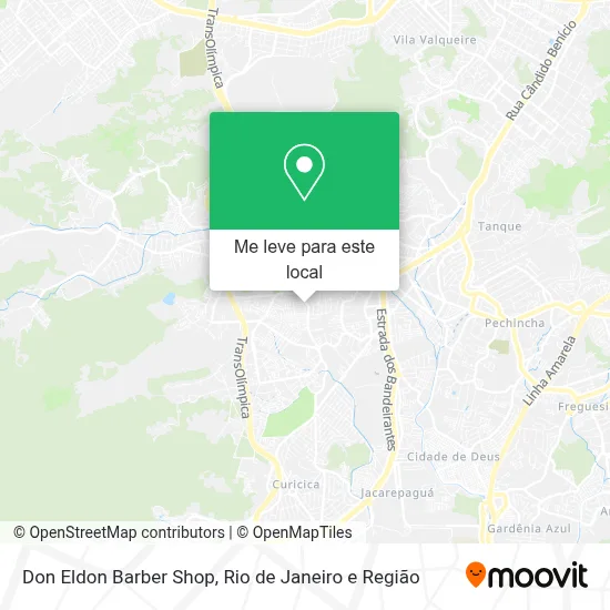 Don Eldon Barber Shop mapa