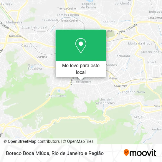 Boteco Boca Miúda mapa