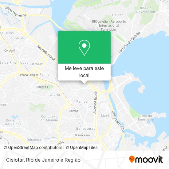 Cisiotar mapa