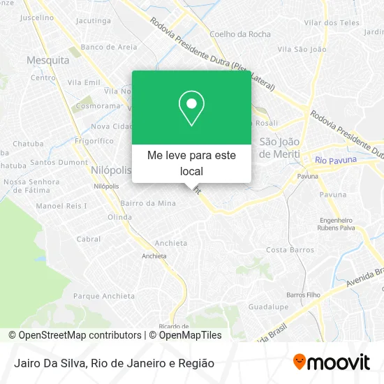 Jairo Da Silva mapa