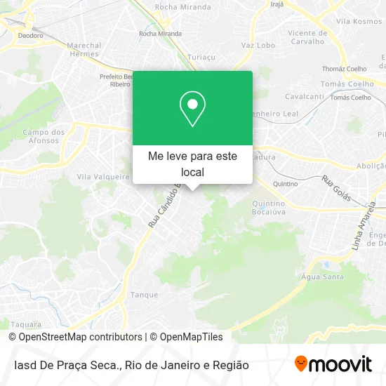 Iasd De Praça Seca. mapa