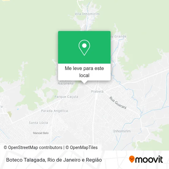 Boteco Talagada mapa