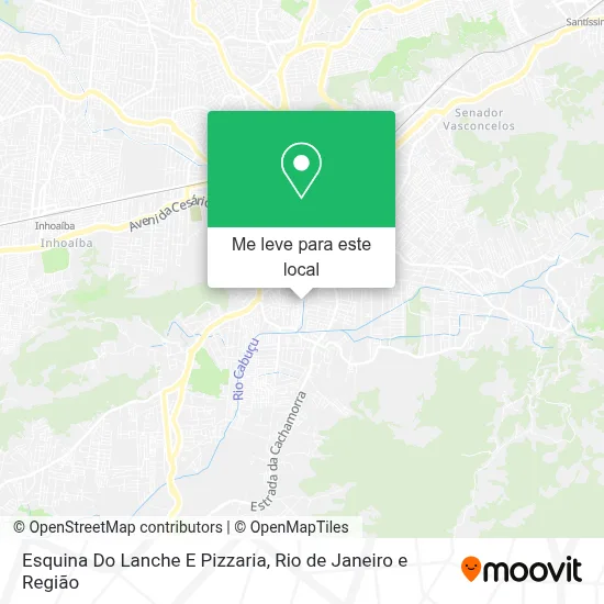 Esquina Do Lanche E Pizzaria mapa