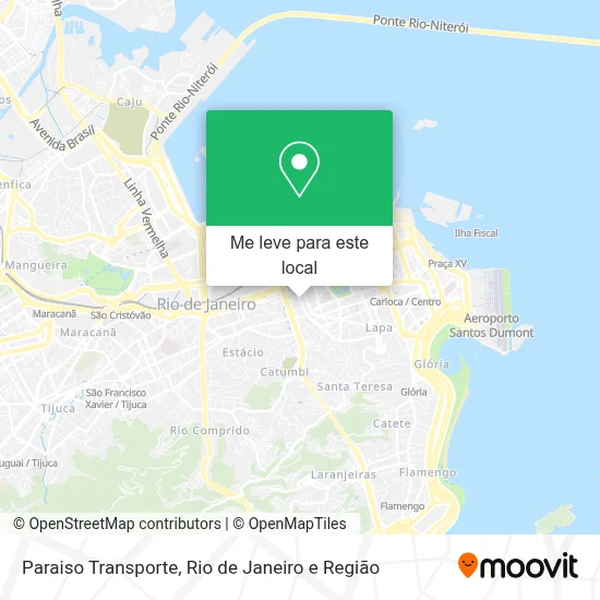 Paraiso Transporte mapa